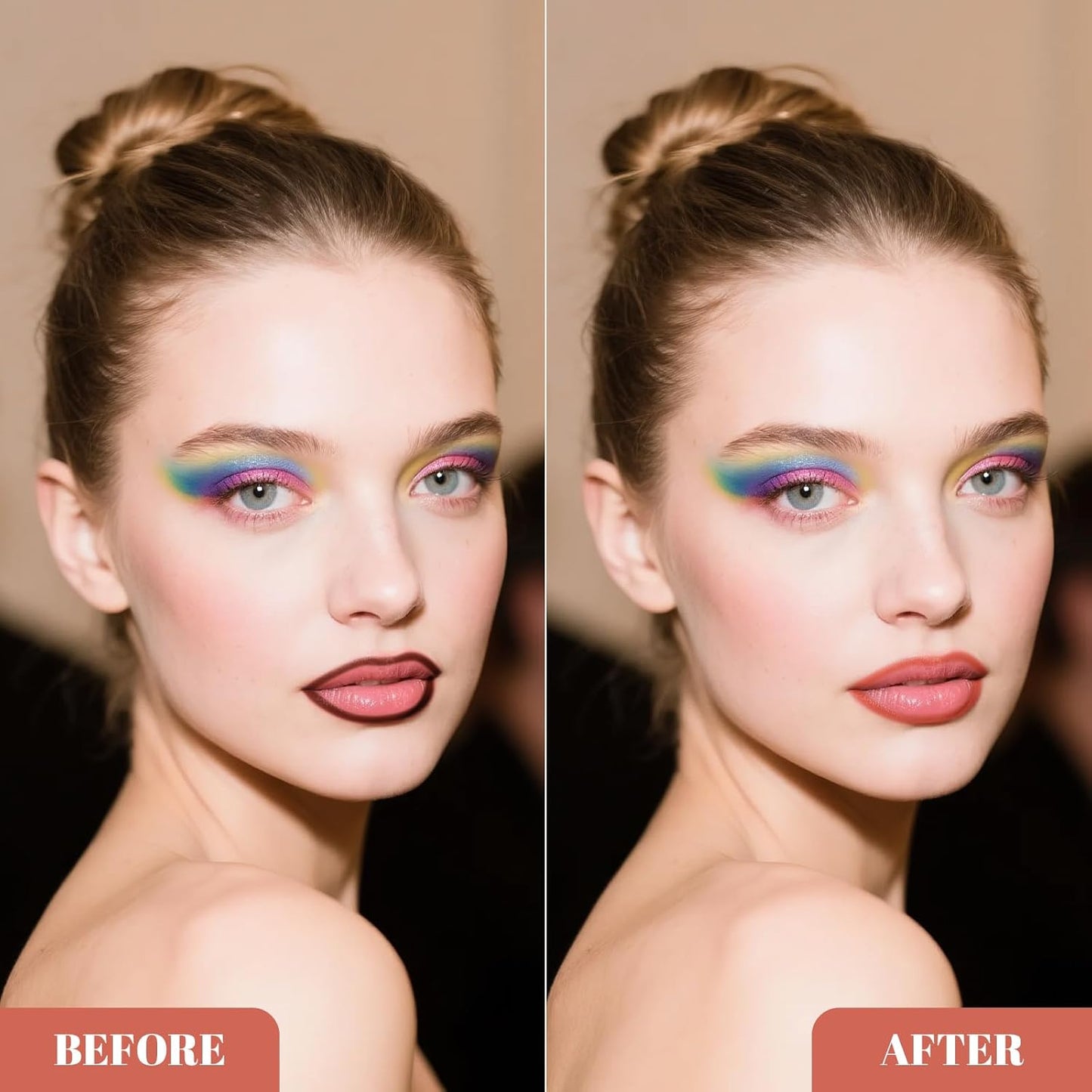 Lip Stain - Long Wear Tattoo Lip Liner, Waterproof & Transfer-proof Peel Off Lip Stain with Matte Finish, Lip Tint For All Skin Types, Great Gifts for Women (Rose)