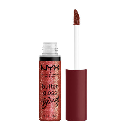 NYX PROFESSIONAL MAKEUP Butter Gloss Bling Lip Gloss, Non Sticky and Shiny Vegan Lip Makeup - Big Spender