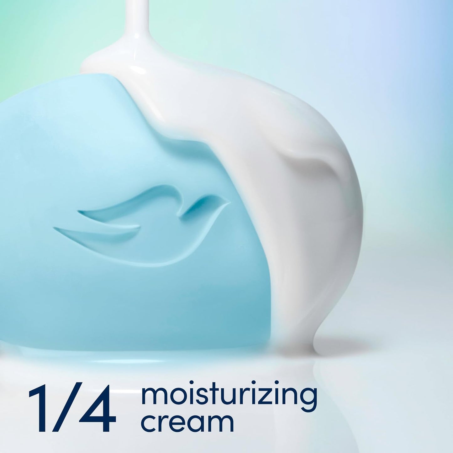 Dove Beauty Bar 6 Pack Hydrating with Glacial water & Avocado oil Cleanses & Hydrates 3.75 Oz