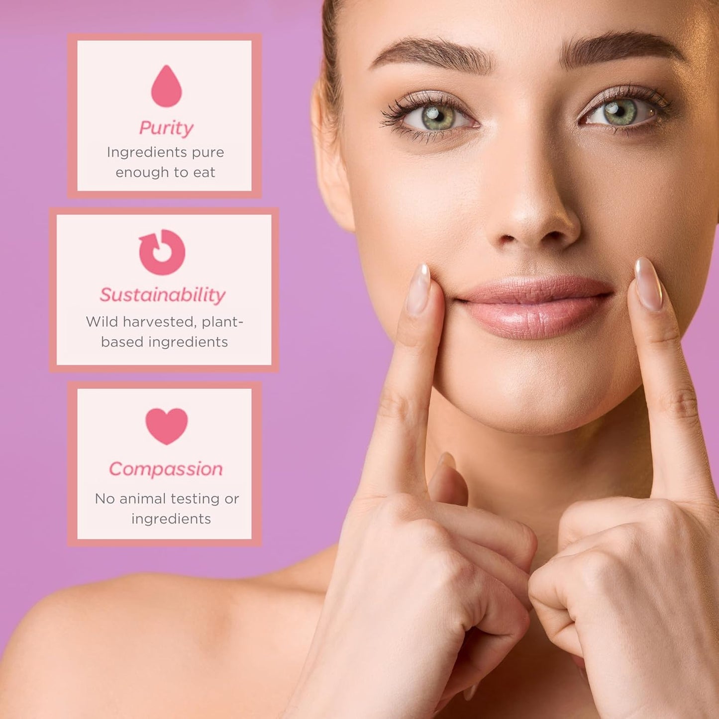 Natural Lip Butter Lip Balm - Lavender - Pure Enough to Eat - Made With Just 6 Vegan Ingredients - Moisturizing Lip Care for All Day Hydration (4-Pack)