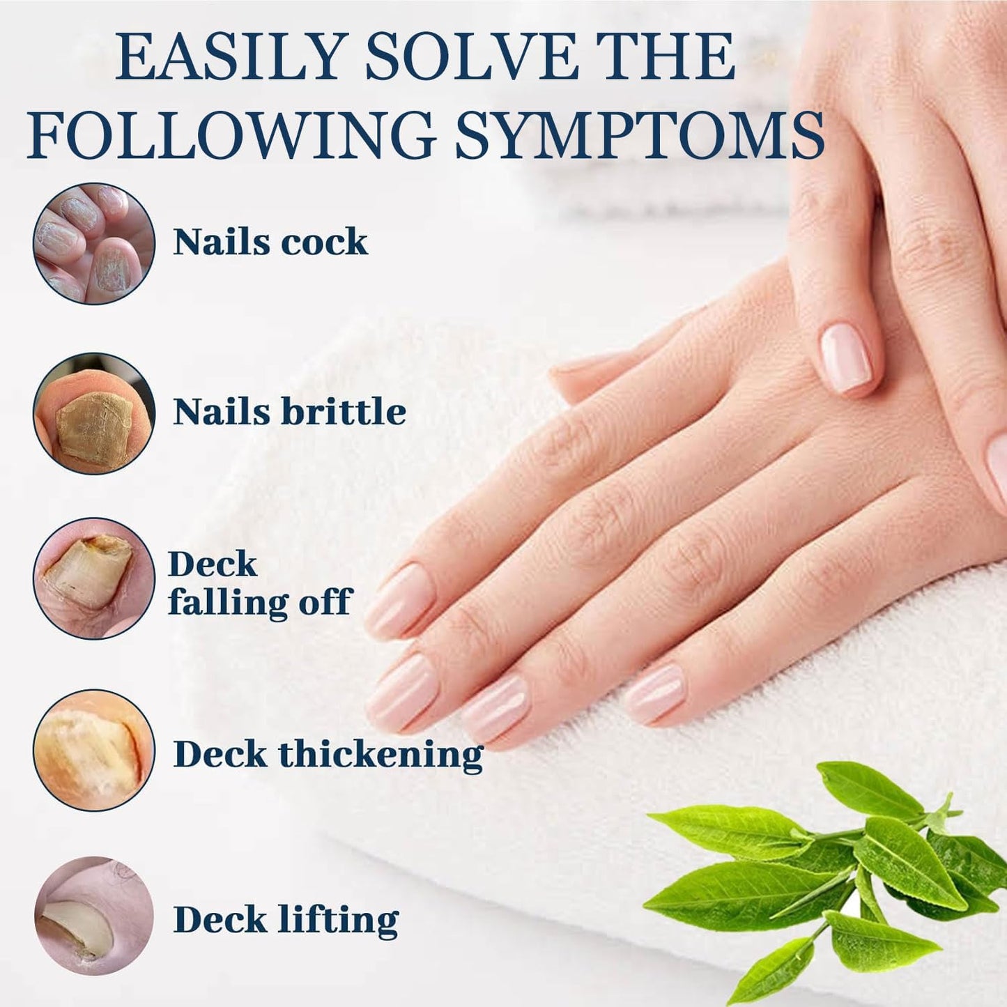 Nail Strengthener Spray for Stronger Nails | Quick-Dry Moisturizer with Lavender & Tea Tree Oils | Non-Greasy Formula to Prevent Brittleness | Unisex Care for Hands & Feet - 1 Fl Oz (2)