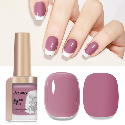 Quick Dry Nail Polish, Nail Lacquer Non-Gel Nail Art Polish for Fall and Winter, Air Fast Drying Nail Pigment High Coverage Fingernail Concealer Polish, 1PC 12ML Long Last