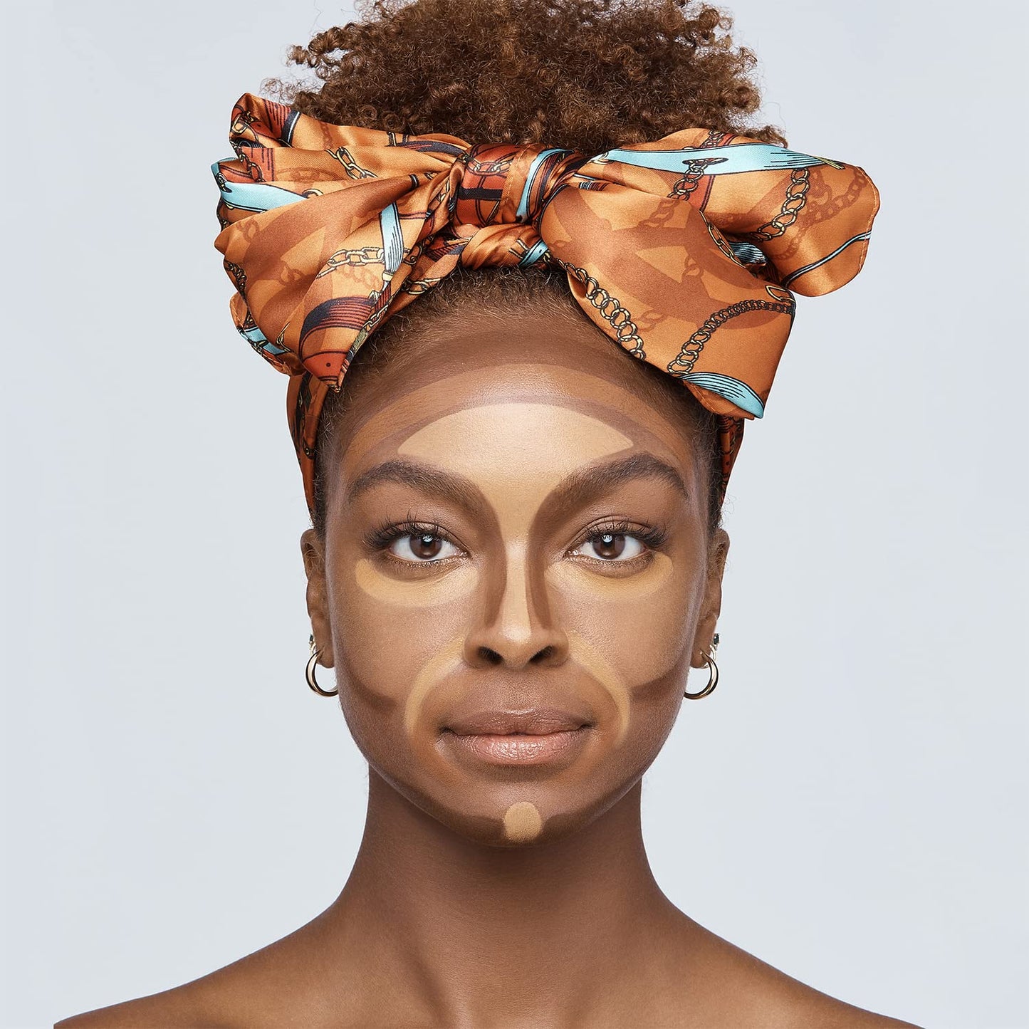 Ruby Kisses HD Brush Concealer & Foundation, Full Coverage, Color Correcting, Highlight, Contour 3 Pack (Dark Cocoa)