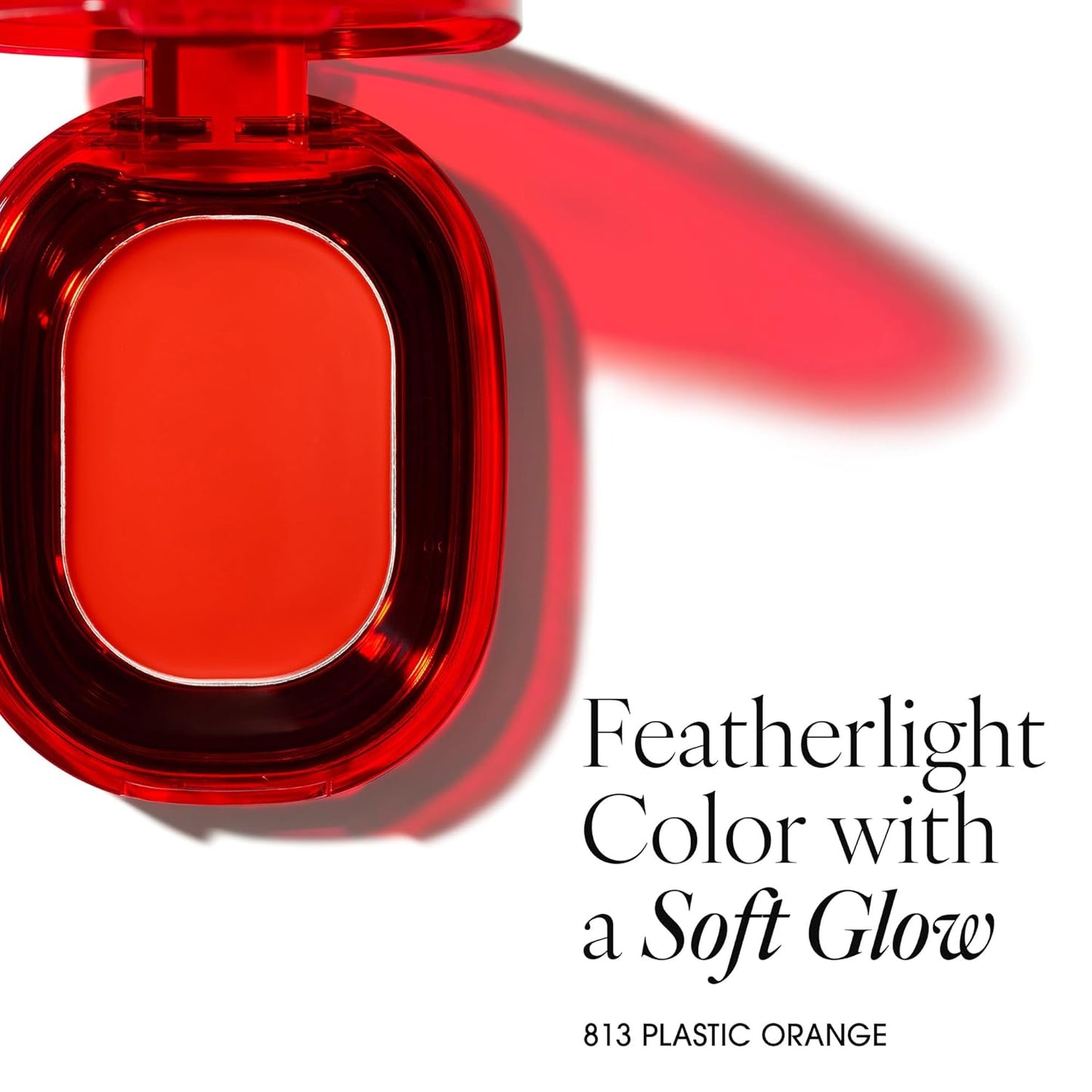 AIR LIPS 813 PLASTIC ORANGE, Lip & Cheek, Natural Soft Matte Finish & Buildable, Airy Formula (1.2g, 0.003 oz.)