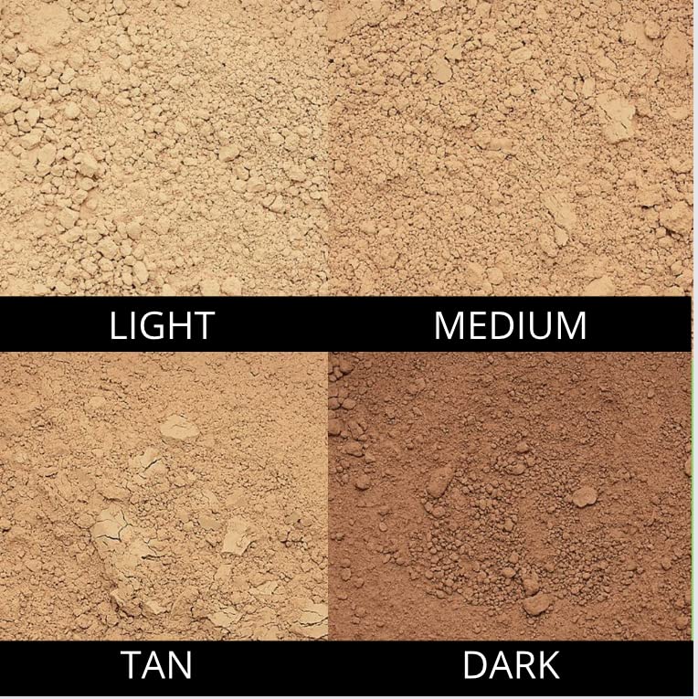 Serious Skincare BELLA ROSE PRO-MINERALS Loose Mineral Powder Makeup Foundation SPF 15 with Goat Hair Application Brush – Sheer to Full Coverage – Luminous Matte Finish – Men and Women - 0.50 oz - Tan