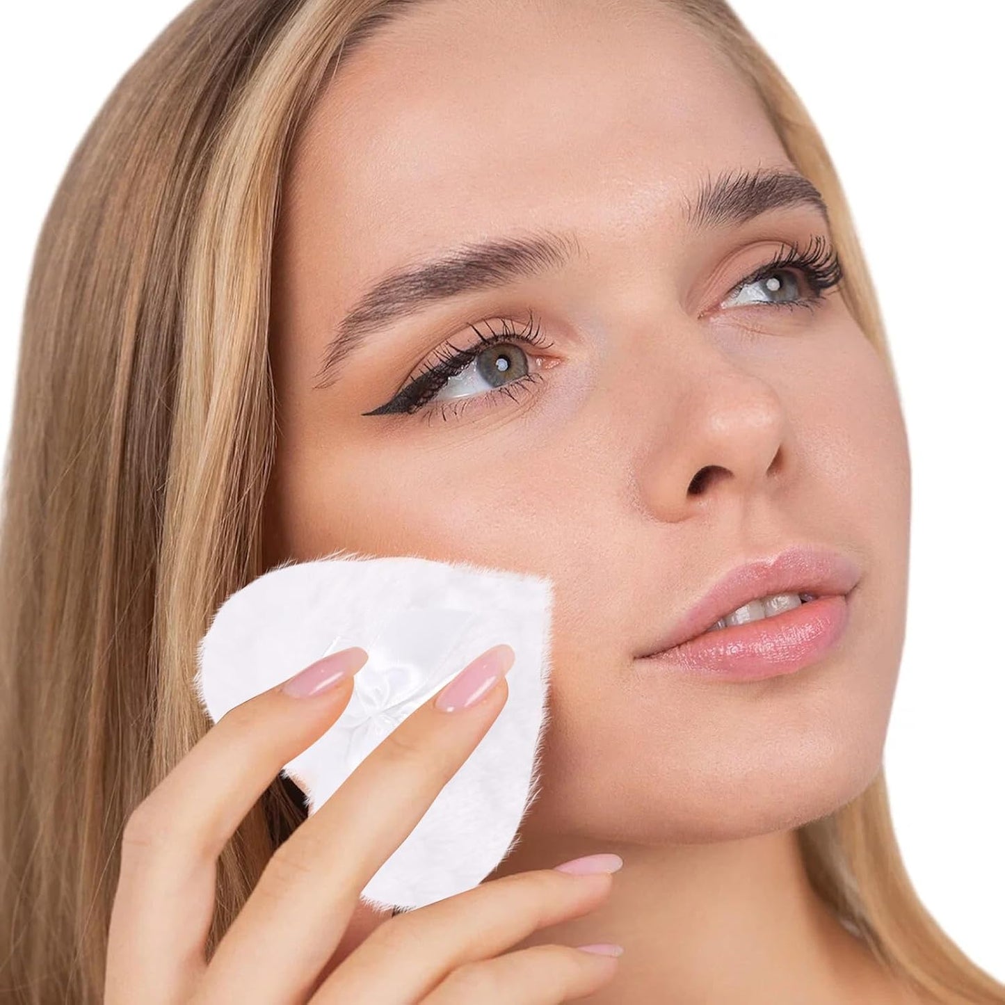 Large Body Powder Puffs and Containers, Crystal Clear Powder Container with Soft Power Puffs, Reusable Dusting Powder Case with Washable Velvet Face Body Glitter Puffs Wet and Dry Makeup