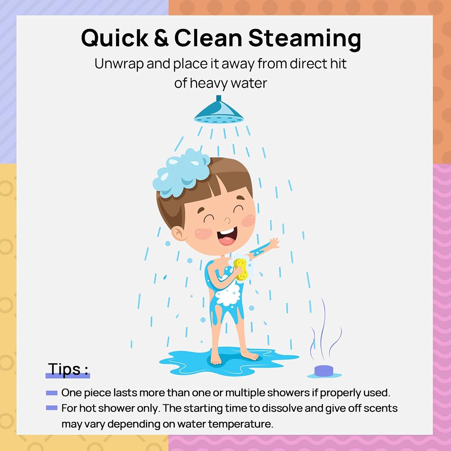 Lagunamoon Aromatherapy Shower Steamers, 12 Piece Variety Pack Essential Oil Shower Steamers - Self Care, Relaxation, Pampering Vapor Shower Tablets for Home Spa, Christmast Set, Gifts for Men, Women