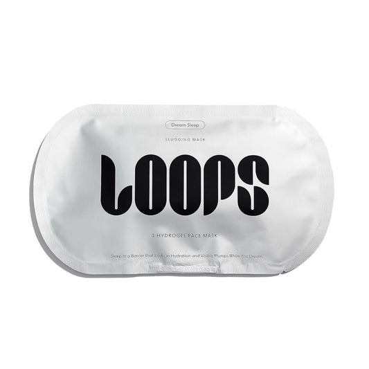 LOOPS DREAM SLEEP - Nighttime Slugging Hydrogel Facial Mask - Leaves Skin Toned, Plump, and Hydrated, and Restored - Layers Skin with Natural Oils, Vitamins, Antioxidants, and Fatty Acids - 1 pc