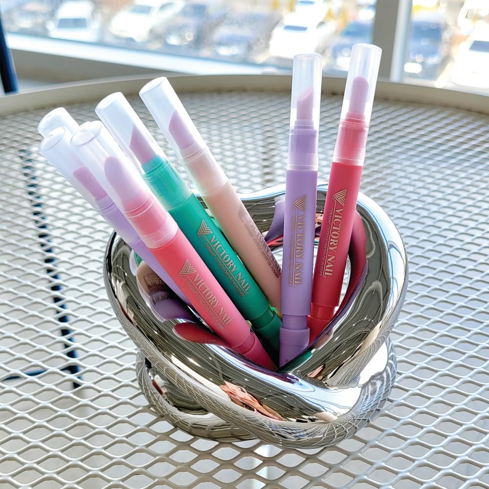 1PCS Ceramic Cuticle On/Off Oil Pusher Cuticle Pusher (Light purple)