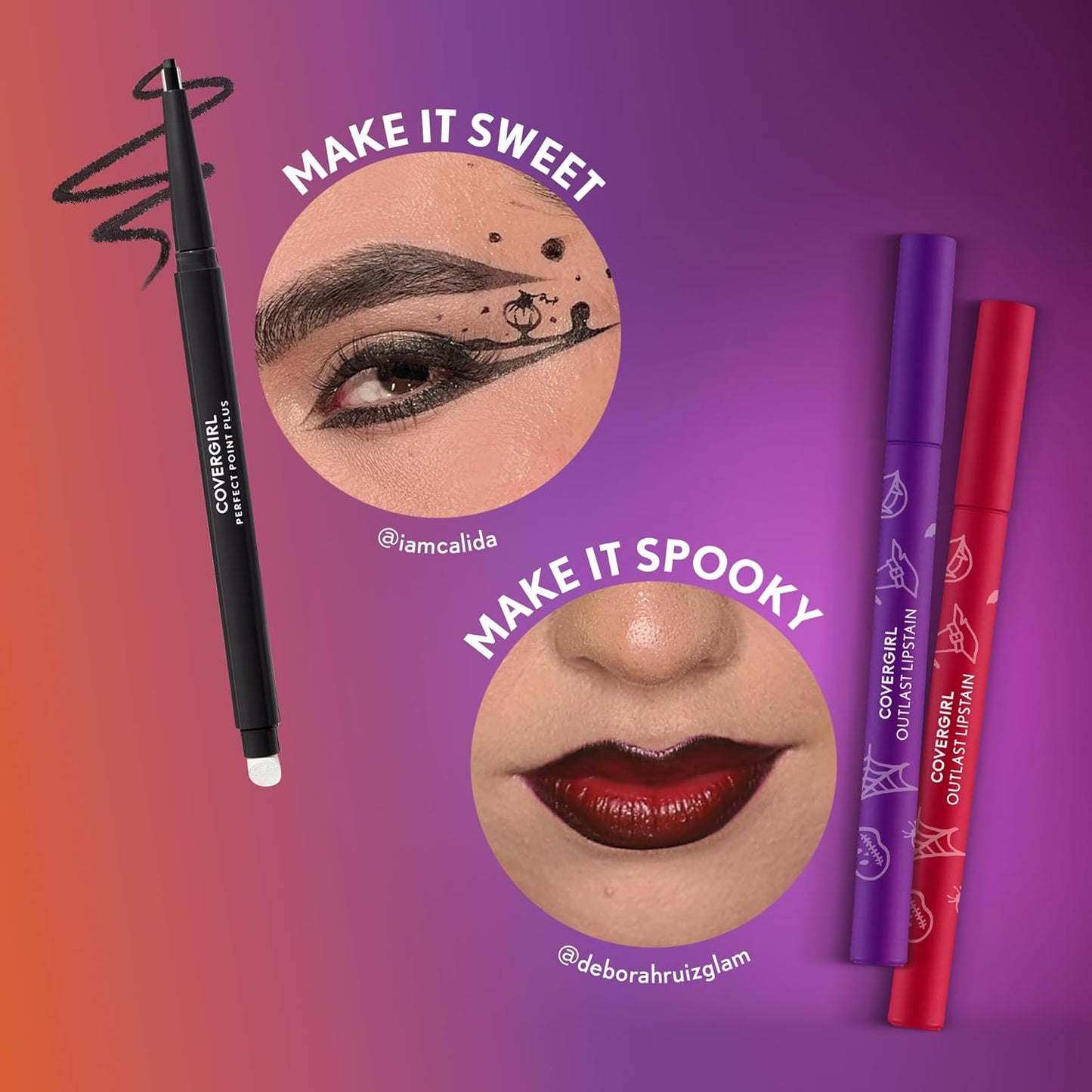 Covergirl Outlast, Fangtastic, Lipstain Halloween Limited Edition, Transfer-Proof, Non-Drying, Lightweight, Buildable, 0.05oz