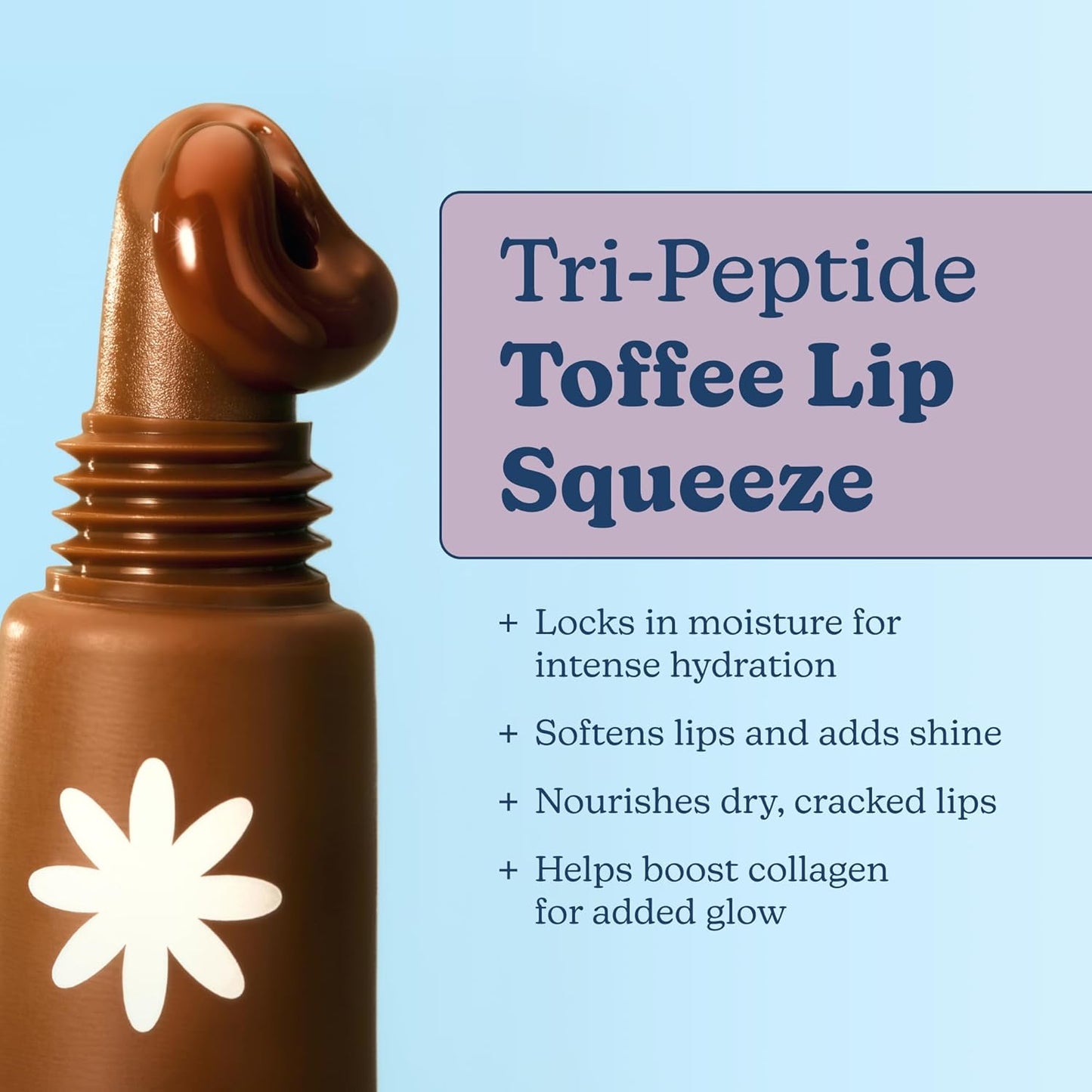 Blume Superbalm Duo - Tri-Peptide Vanilla Lip Balm (0.4 Fl Oz) + Tri-Peptide Toffee Soft Brown Tinted Lip Balm (0.4 Fl Oz) - Deep Hydration & Lip Plumping Set