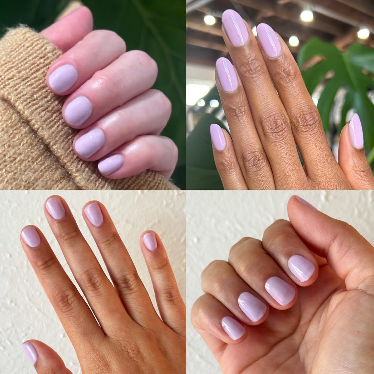 Olive & June Gel Polish | UV LED Nail Lamp Needed | Long Lasting Formula | Up to 21 Days of Wear | Damage-Free Removal | Salon-Quality Manicure, Pedicure at Home | You're Invited | Lilac