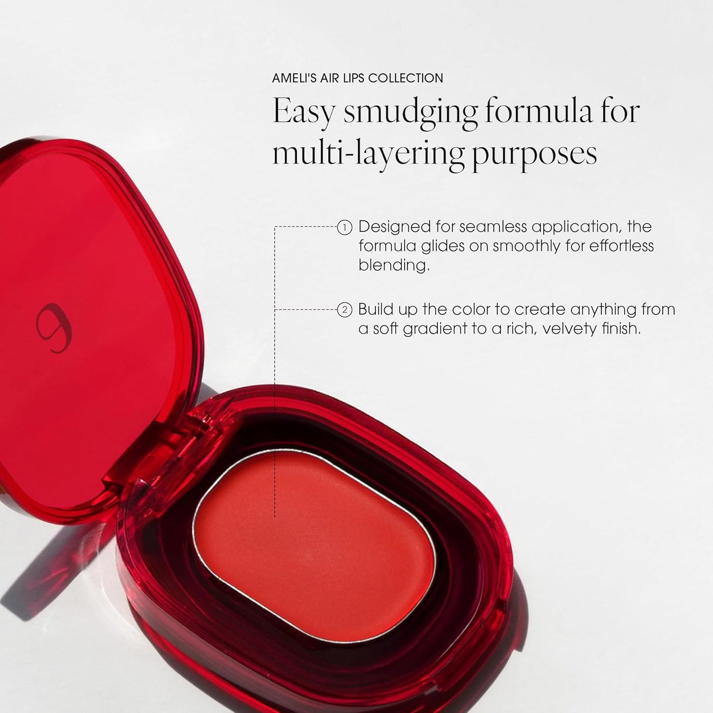 AIR LIPS 814 VAMPIRE, Lip & Cheek, Natural Soft Matte Finish & Buildable, Airy Formula (1.2g, 0.003 oz.)