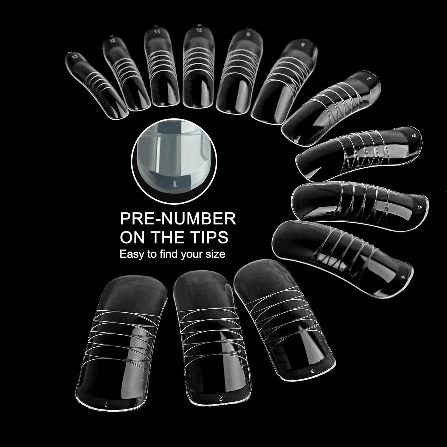 140Pcs Dual Nail Forms,Upturned Extension Poly nail gel Nail Forms Full Cover Reusable Nail Molds 14 Sizes for Nail Art Design Salon&DIY