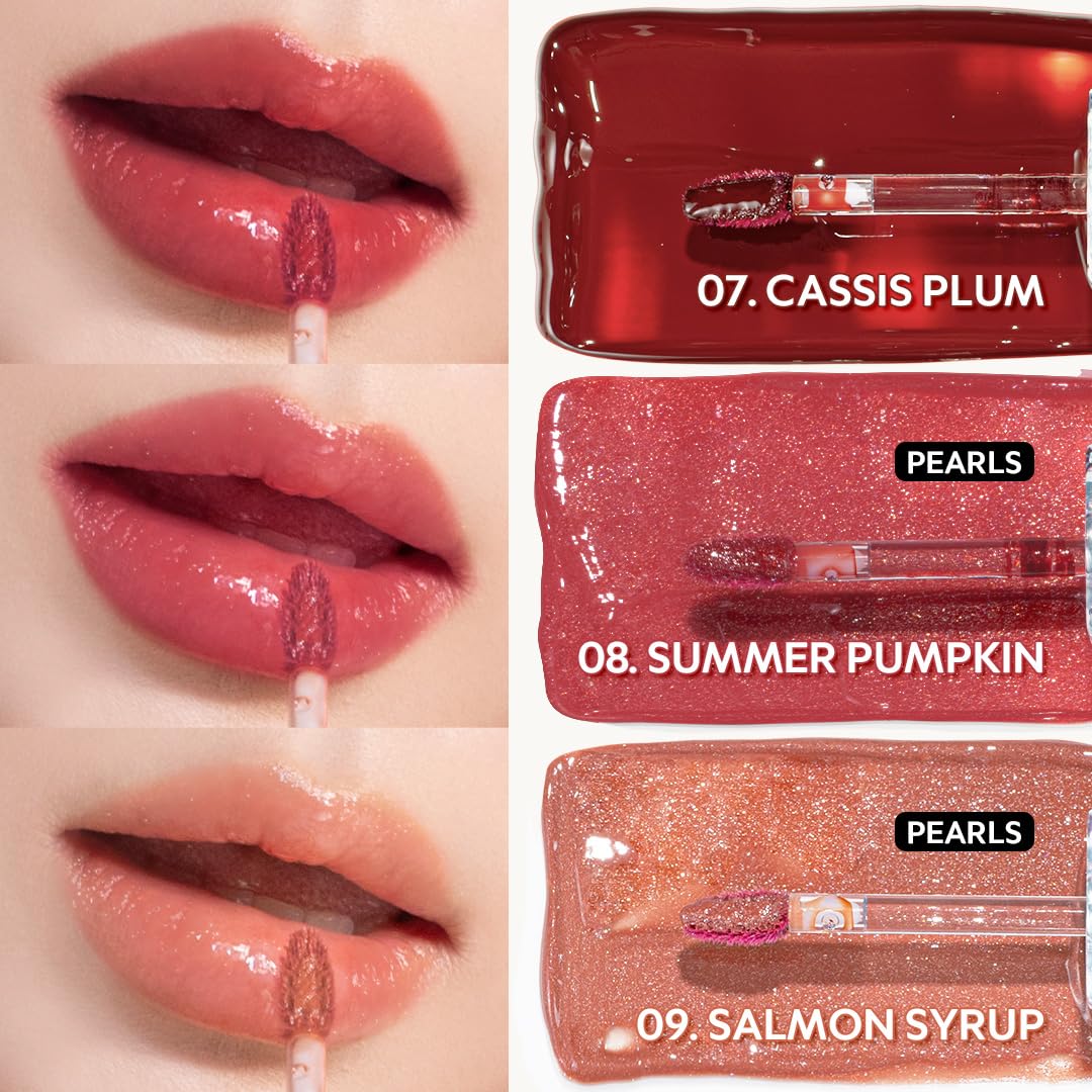 TIRTIR Waterism Tinted Lip Gloss #05 Scotch Shot, 0.14 Fl Oz – Kiss Ready Lipgloss, 12H Long Lasting Non Sticky Natural Tinted Glow Korean Multiuse Cheek and Lip Tint for Women gift