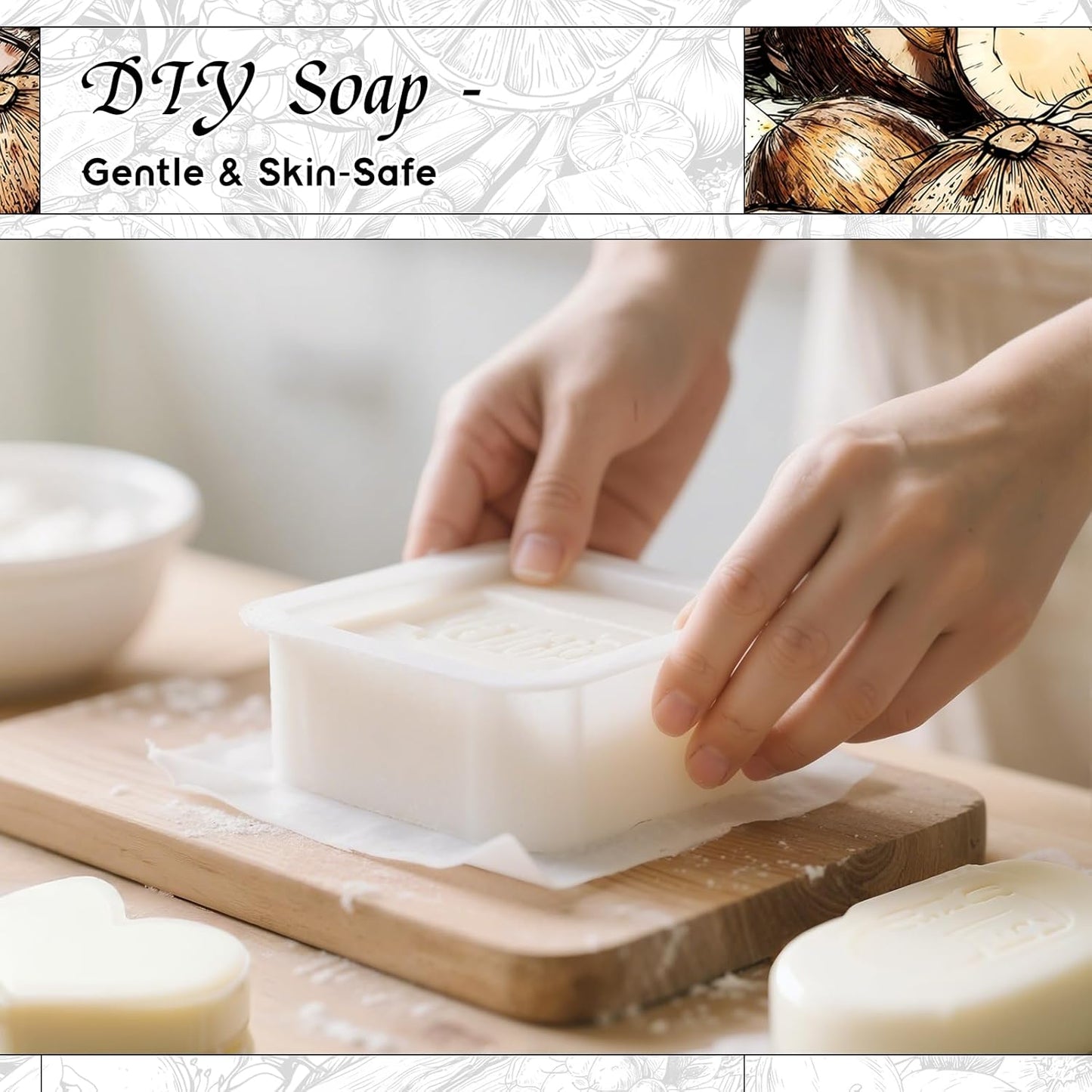 HIQILI Coconut Fragrance Oil for Home Diffuser, Ideal for Making Candle, Soap, Body Spray, Women's Perfume, Creamy Scents - 1 Fl Oz