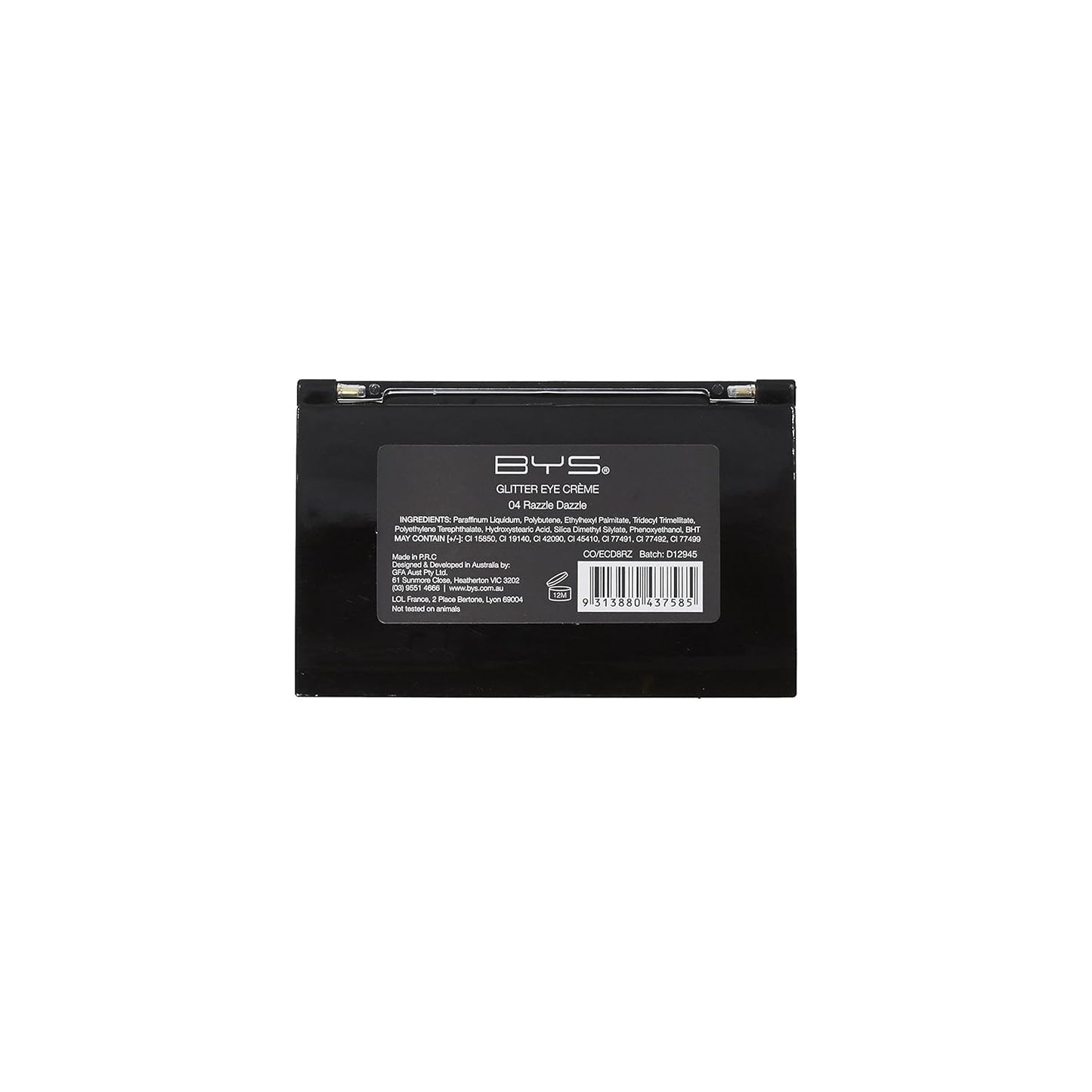 BYS Glitter Gel Makeup Palette 8 shades - Razzle Dazzle