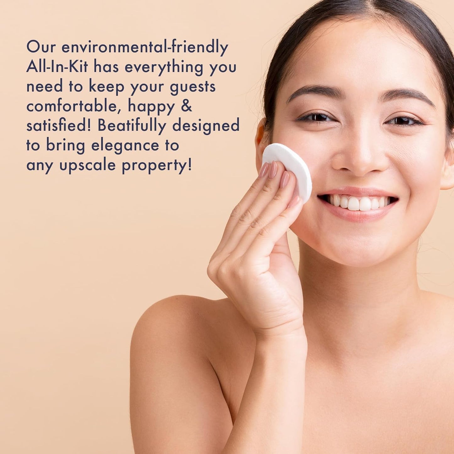 1-Shoppe All-in-Kit | Personal Care Kit Frosted Sachet Wrap | Hotels and Vacation Rentals | (Case of 50)