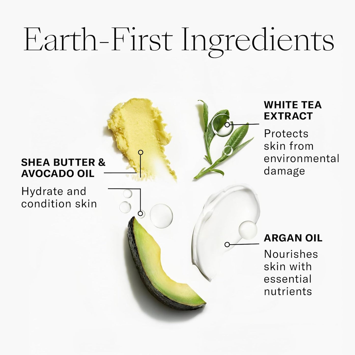 Josie Maran 4 Piece Whipped Argan Oil Body Butter - Skin Firming Cream with Whipped Shea Butter, Avocado Oil & Fatty Acids - Cruelty-Free Skincare - (4 oz)