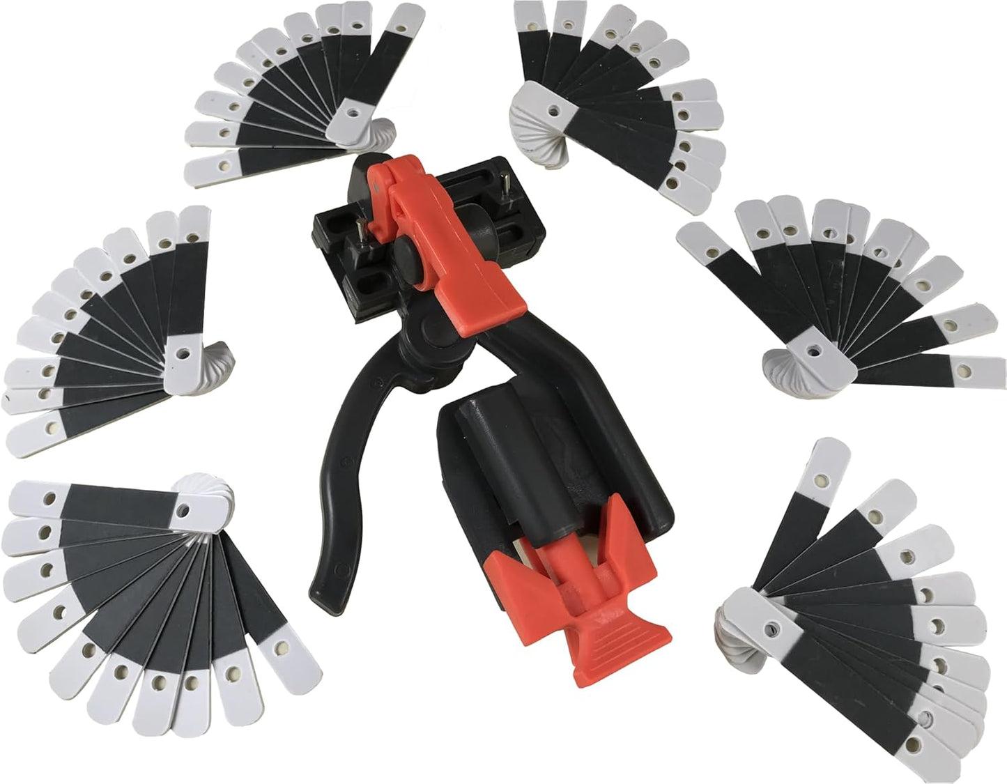 Cuticle Nipper Sharpener, Professional Cuticle Nipper Sharpening Included 60 Stone Pads for Manicure and Pedicure, Easy to Use, Portable, Suitable for Most of Standard Cuticle Nippers