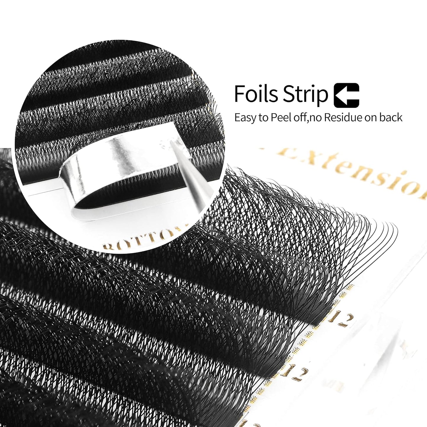 W Lash Extensions Supplies 3D Eyelash Extensions W Shape 0.07mm Thickness D Curl 10mm Premade Fans Easy Fan Lashes Volume Matte Black 12 Rows Crisscross Eye Lashes(W-3D-0.07-D,10mm)