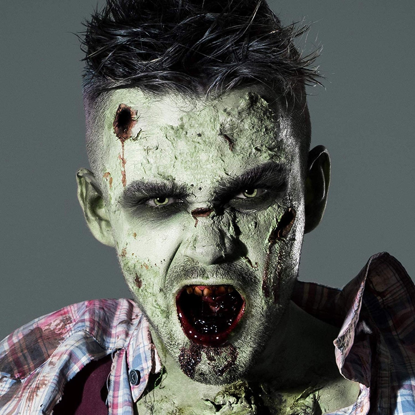 Mehron Makeup Tri-Color Character Makeup Palette | Halloween, Special Effects and Theater Cream Makeup FX Palette | Face Paint Makeup .7 oz (20 g) (Monster)