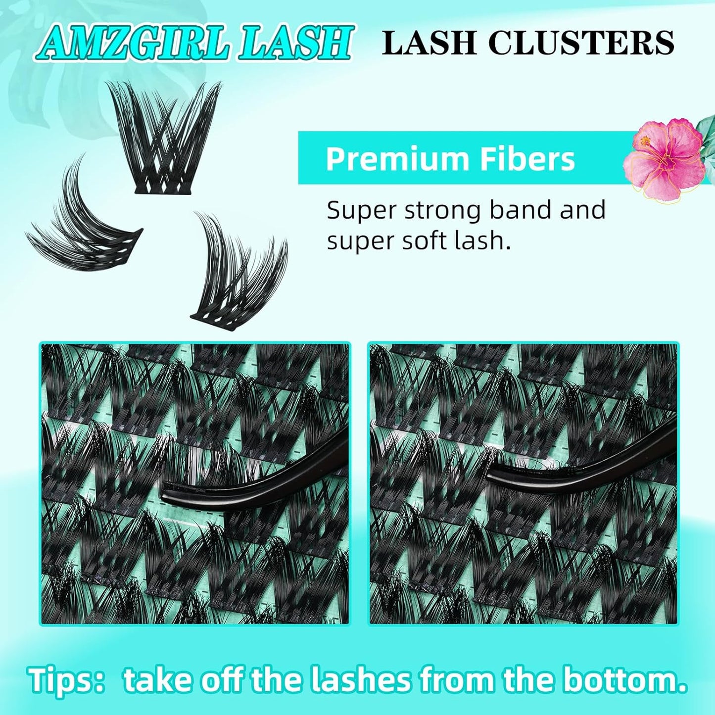 Lash Clusters Wet Look 168Pcs Eyelash Cluster Ultra-Thin Lash Band Eyelashes Extensions Spiky Anime Wide Span Lashes(Mallow,C-14mm)