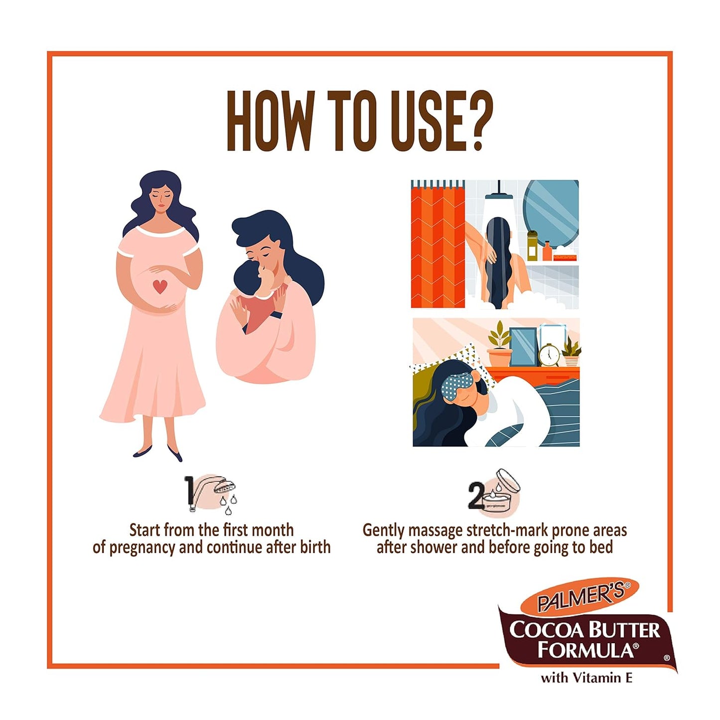 Palmer's Cocoa Butter Formula Massage Cream for Stretch Marks and Pregnancy Skin Care, 4.4 Ounces (Pack of 6)