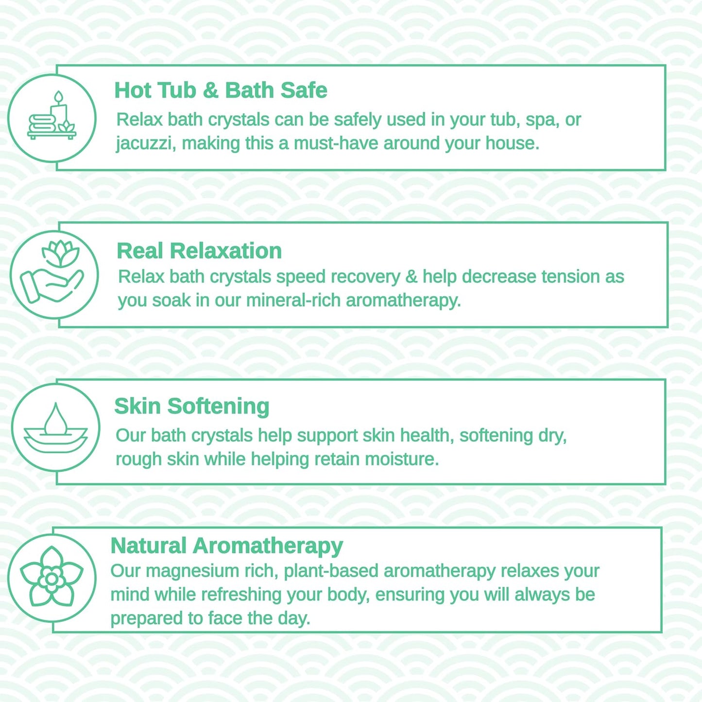 Relax Spa & Bath, Epsom Salt Aromatherapy Bath Salts, Epsom Salt Bath Soak, Dead Sea Salt for Soaking, Hot Tub Spa Aromatherapy, Bath Crystals with Vitamins & Minerals (Relief)