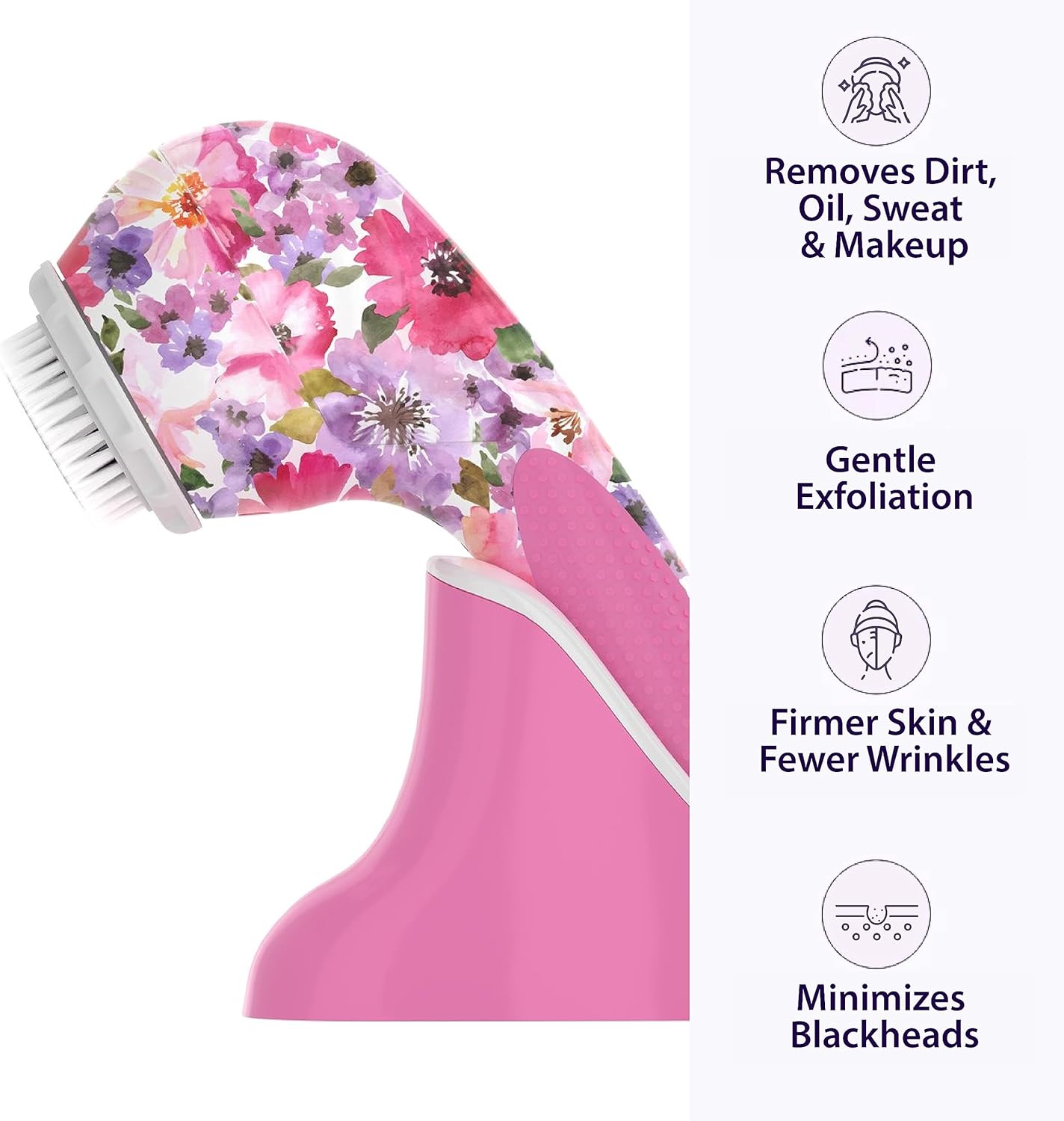 Michael Todd Beauty - Soniclear Elite - Facial Cleansing Brush System - 6-Speeds - Face Cleansing Brush & Exfoliating Body Scrubber