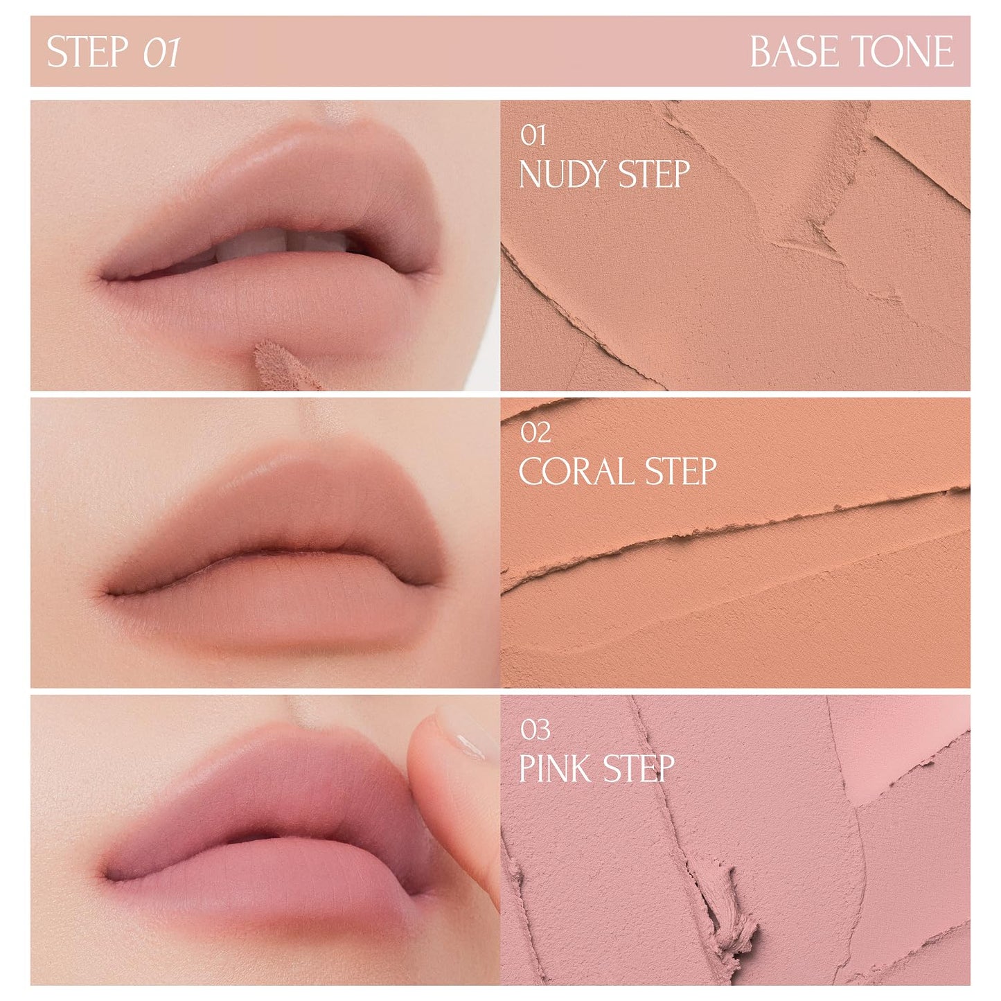 Tie Up Cover Tint - Waterproof & Long Lasting Lip Stain for Women - Korean Base Nude Tint Stick - Kbeauty Matte Gloss - Mood Color Changing (06 COLDISH MAUVE, 0.2 Fl oz)
