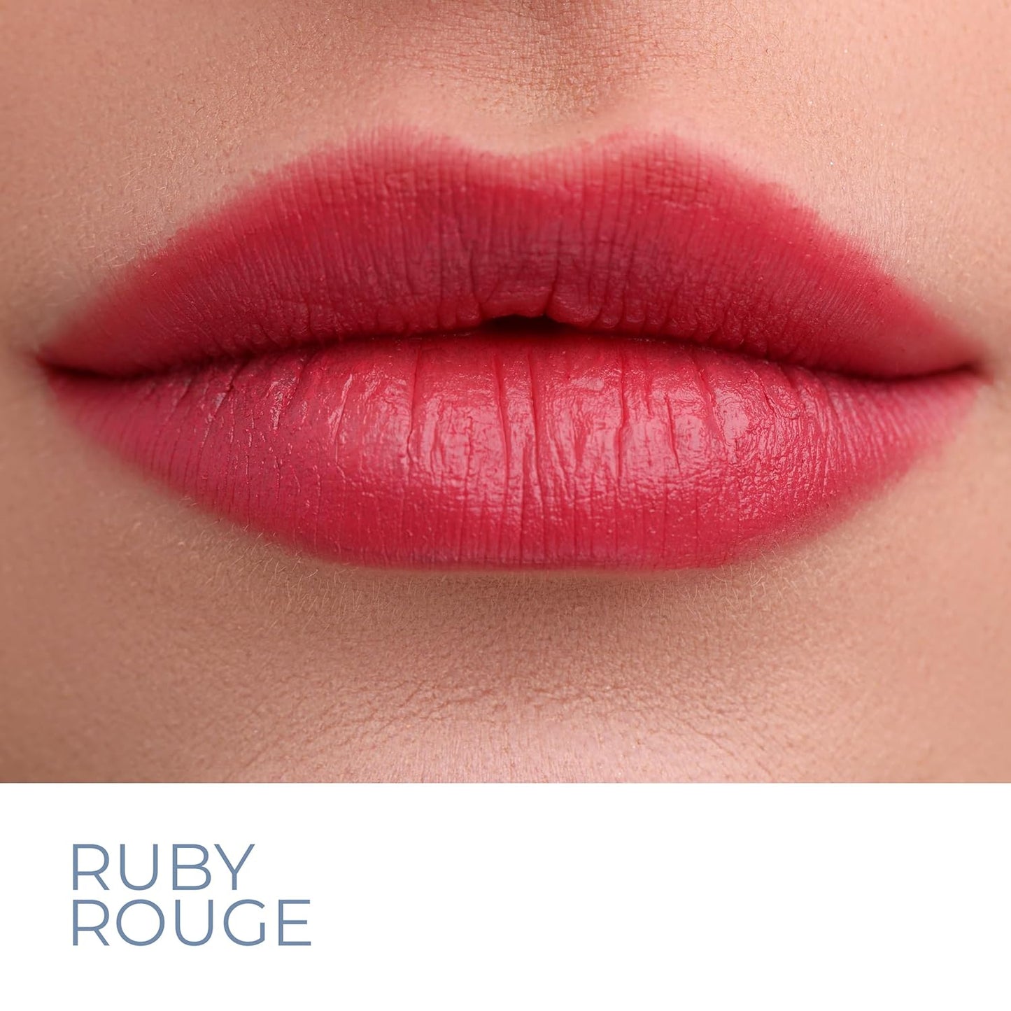 Tinted Lip Balm. Moisturizing Sheer, Buildable Lip Color with Hyaluronic Acid, Vitamin E and Rich Oil, Perfect Revitalizer for Chapped Lips. Beauty Plumper Moisturizer 0.21oz- Ruby Rouge