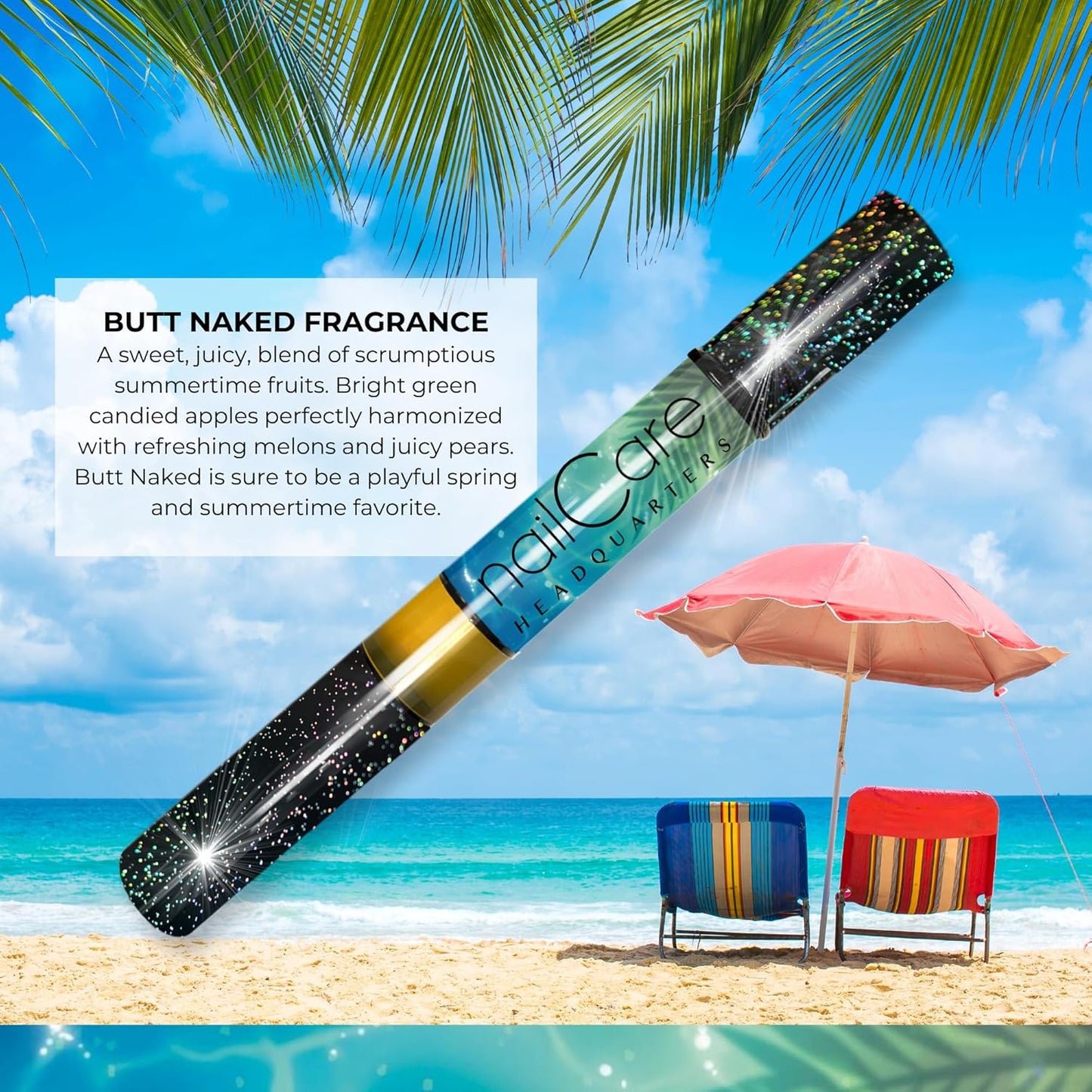 Cuticle Oil Pen for Nails - Nail Strengthener & Growth Serum for Damaged Nails, Hangnails w/Jojoba cuticle oil—Butt Naked Fragrance