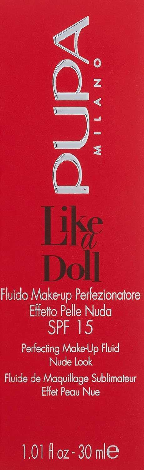 PUPA Milano Like A Doll Perfecting Make-Up Fluid, Sand 30 ml