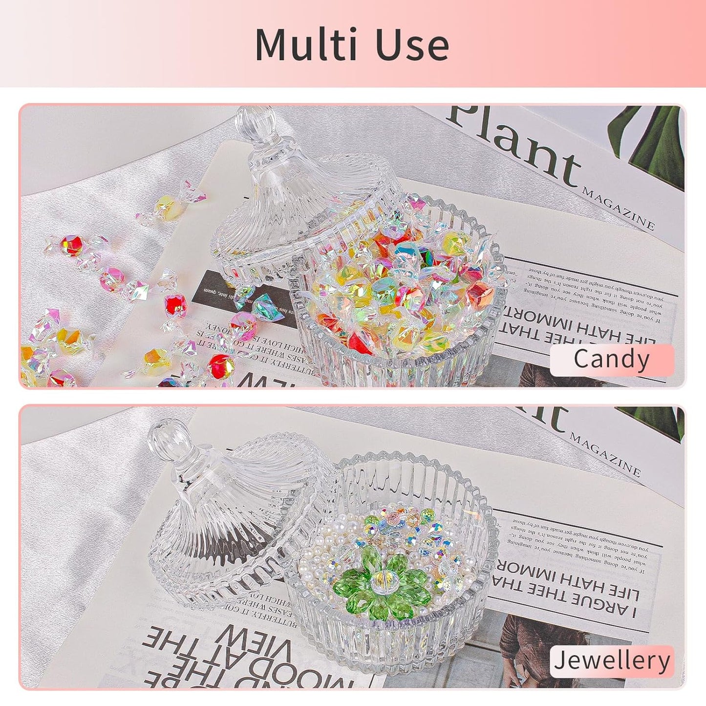 Large Body Powder Puffs and Containers, Crystal Clear Powder Container with Soft Power Puffs, Reusable Dusting Powder Case with Washable Velvet Face Body Glitter Puffs Wet and Dry Makeup