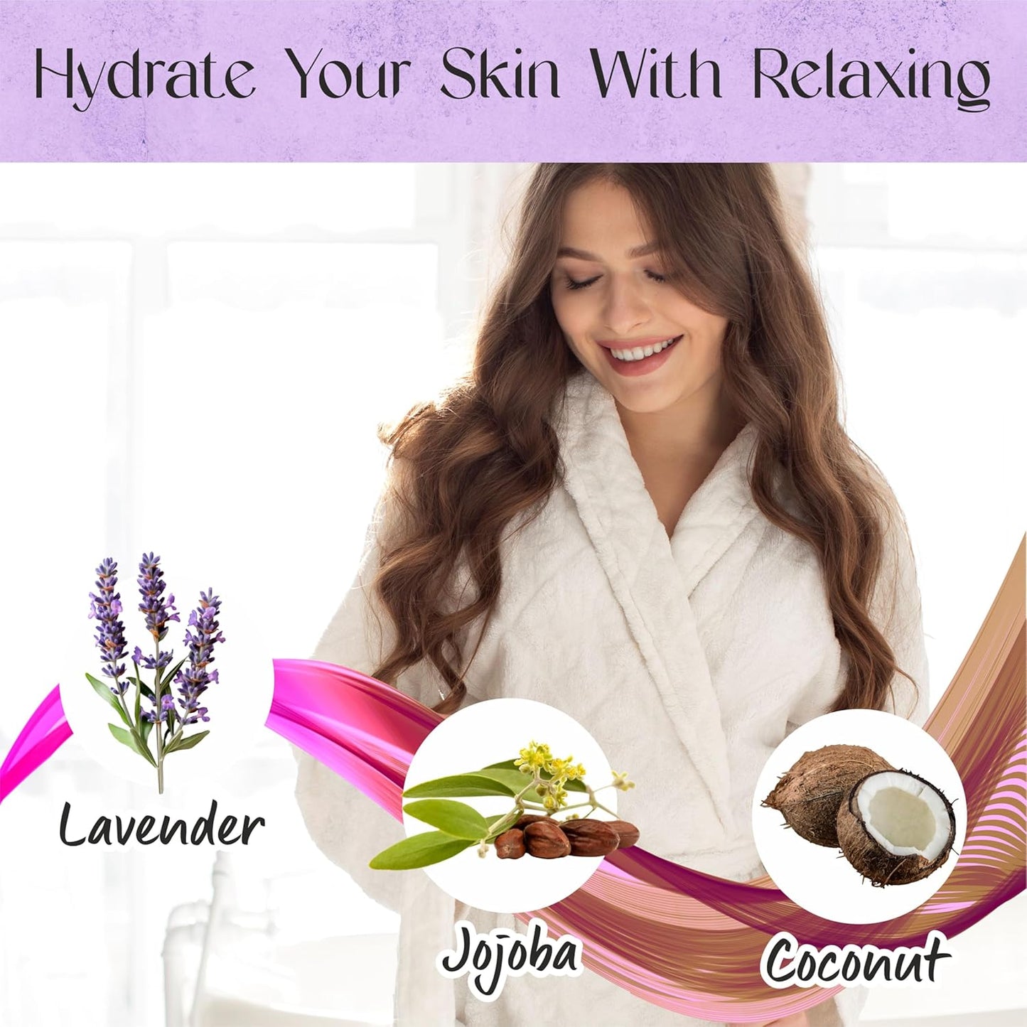 AnatoliaDaphne Lavender Body Wash and Shower Gel with Vitamin E for Jock Itch, Eczema, Ringworm, Body Odor, Body Wash Women & Men with Added Body Oils, LARGE 20.2 FL Oz Bottle.