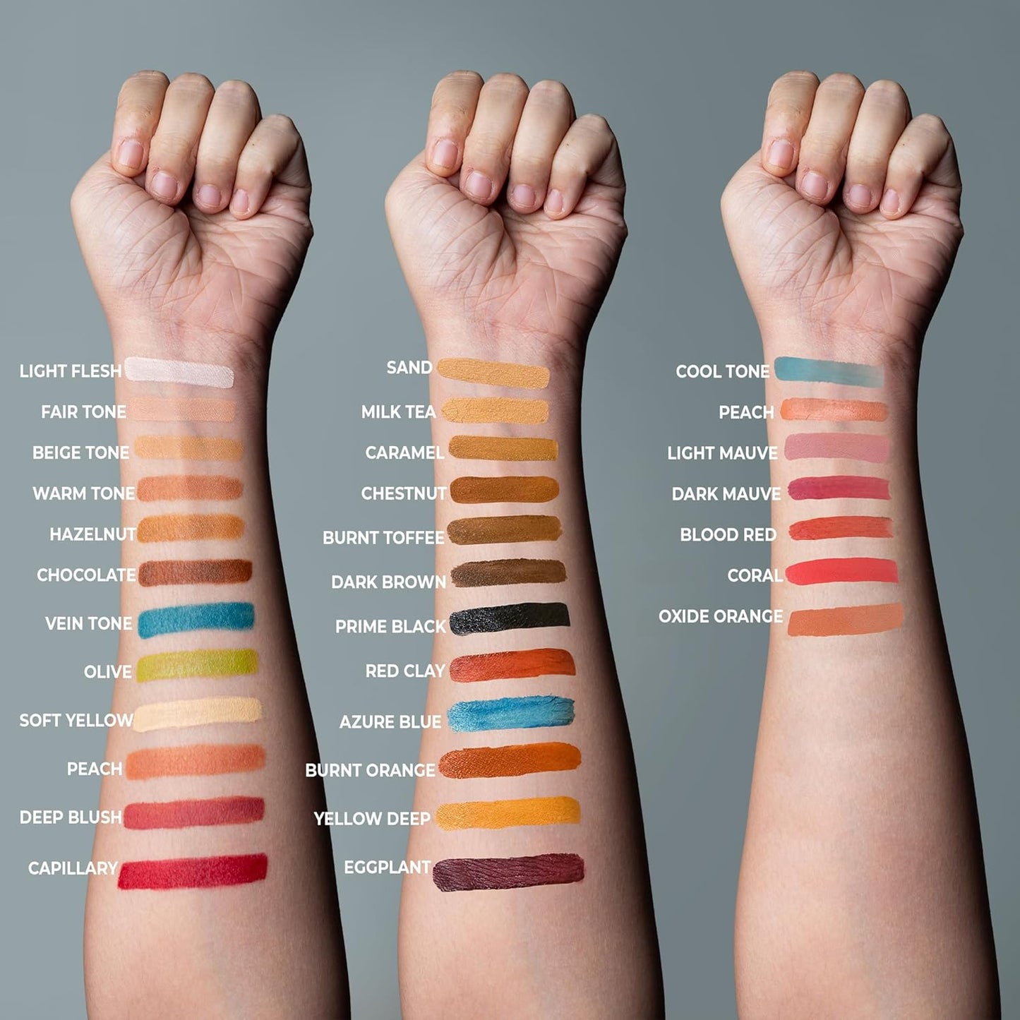 Alcohol Palette Refill Pans - Skin Tones - Beige Tone