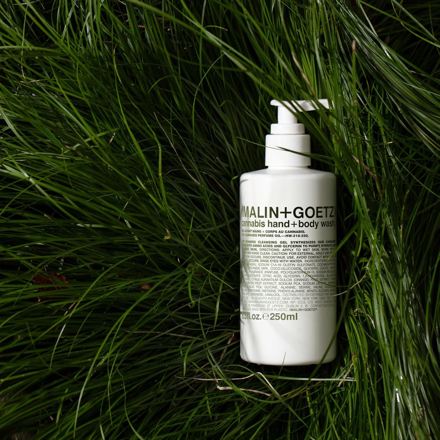 MALIN+GOETZ Cannabis Hand and Body Wash, White, 8.45 Fl Oz (Pack of 1)